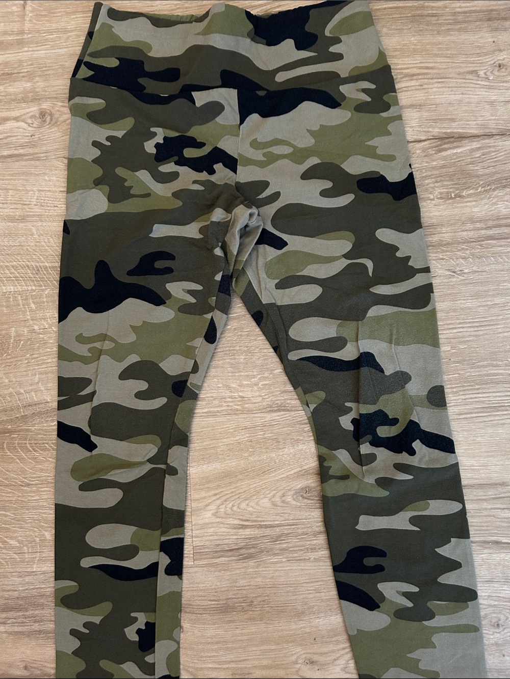 - Olive Green Camouflage leggings